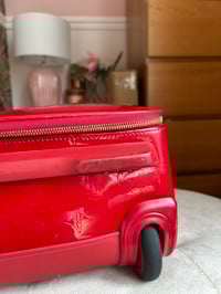 Image 17 of Louis Vuitton Red Vernis Leather Pegase 45 Suitcase