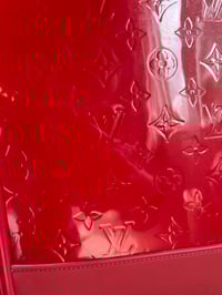 Image 12 of Louis Vuitton Red Vernis Leather Pegase 45 Suitcase