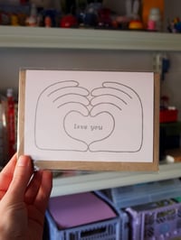 Image 2 of 'Love you' greeting card