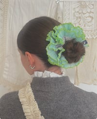 Image 1 of Zingy Stripe Scrunchie