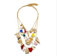 Heart & charms necklace 