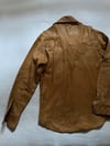 early 1970s softest LEATHER western cut shirt