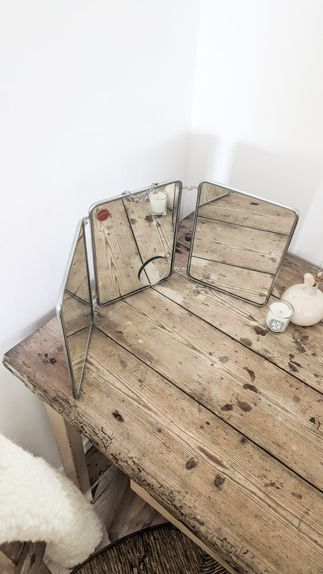 .Miroir triptyque. 