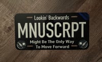 The Manuscript License Plate