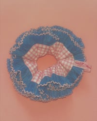 Image 2 of Blue Iris Scrunchie