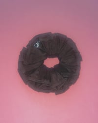Image 2 of Chocolate Ruffle Scrunchie 