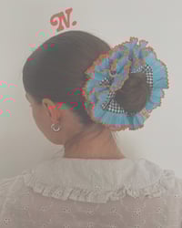 Image 1 of Jasper Blue Scrunchie 