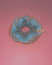 Image 2 of Jasper Blue Scrunchie 