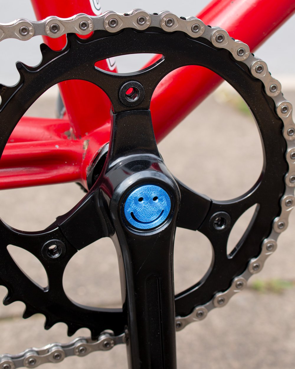 Smiley Crankset Cap