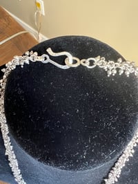 Image 2 of Tiny dangling silver balls necklace