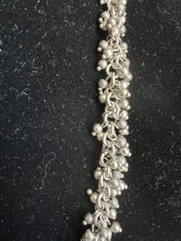 Image 3 of Tiny dangling silver balls necklace