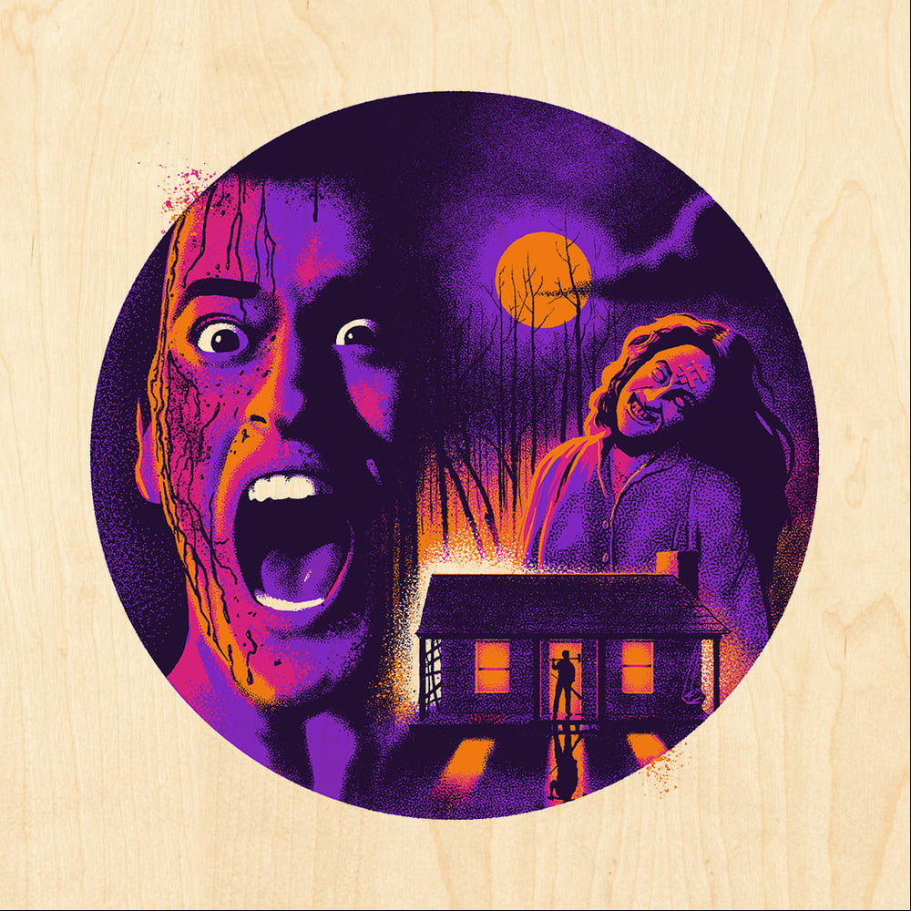 Image of THE EVIL DEAD - WOOD VARIANT - VERY LAST COPY