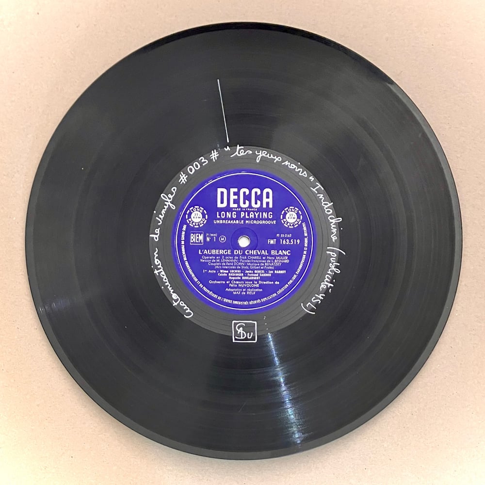 Image of Vinyle #003# "Tes Yeux Noirs" (Indochine)