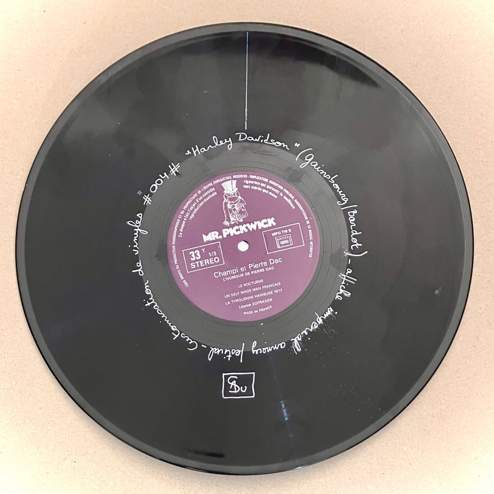 Image of Vinyle #004# "Harley Davidson" (Gainsbourg/Bardot)