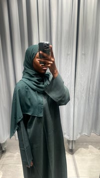 Linen Abaya (Green)