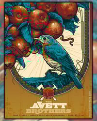 Image 4 of Official Avett Brothers Gig Poster - Beak & Skiff - June 6/7, 2025