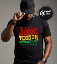 Image 2 of Juneteenth Celebration Tee: 1865 Free at Last! (Unisex)