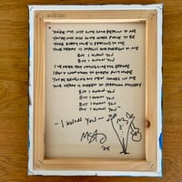 Image 2 of I Know You Painting w/Lyrics