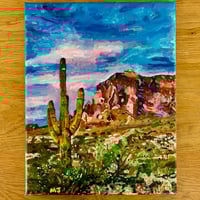 Image 1 of I Know You Painting w/Lyrics