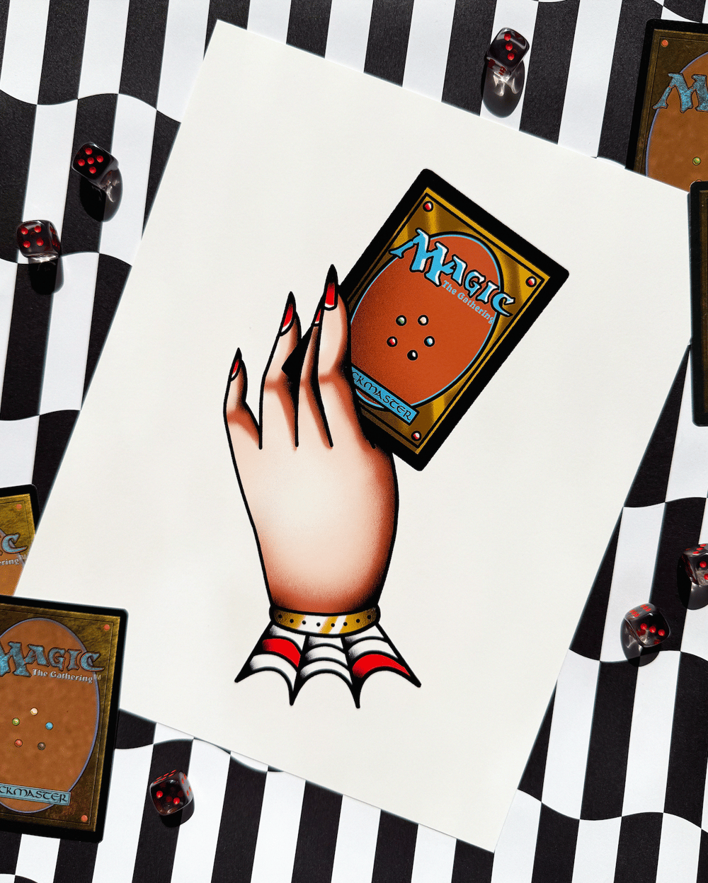 Image of Magic the Gathering Hand Print