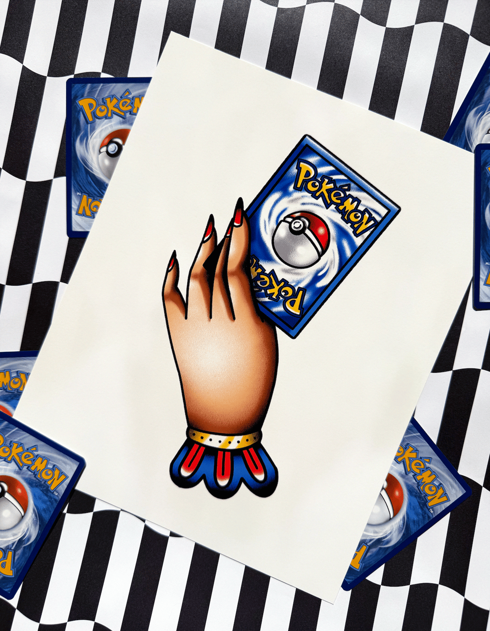 Image of Pokémon Hand Print