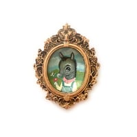Image 1 of Blooming Burro (Miniature Painting)