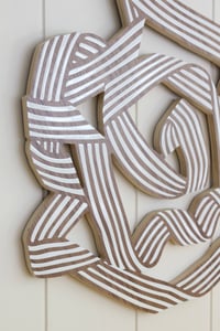 Image 2 of Ribbon No.314 Print, Walnut & White