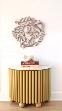 Image 3 of Ribbon No.314 Print, Walnut & White