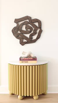 Image 3 of Ribbon No.314 Print, Walnut & Black