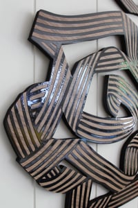 Image 2 of Ribbon No.314 Print, Walnut & Black