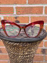 Image 2 of Candy Apple Red Clear Frames