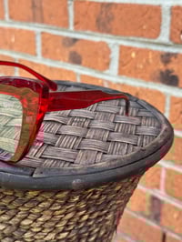 Image 3 of Candy Apple Red Clear Frames