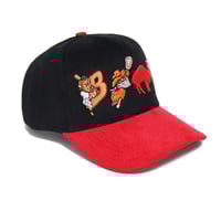 Image 3 of BLACK/RED SNAPBACK