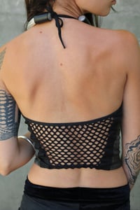Image 2 of RAVE LOOP CROPTOP - GREEN VERSION