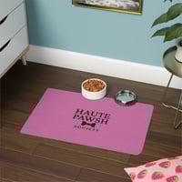 Image 4 of The Pink Pawsh Dining Mat – Stylish Pet Food Mat, Spill-Proof Pet Placemat for Dogs & Cats