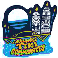 Image 2 of MILWAUKEE TIKI COMMUNITY Limited Edition 100% CottonLogo T-Shirt