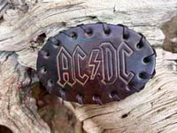Image 5 of Original Tom Fugle ACDC Leather Belt Buckles