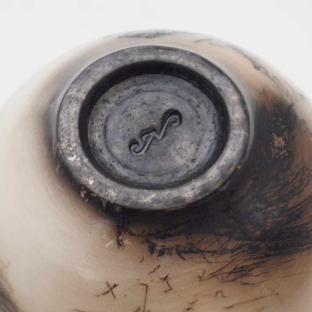 Image of Ghost Feather Raku Pot 007