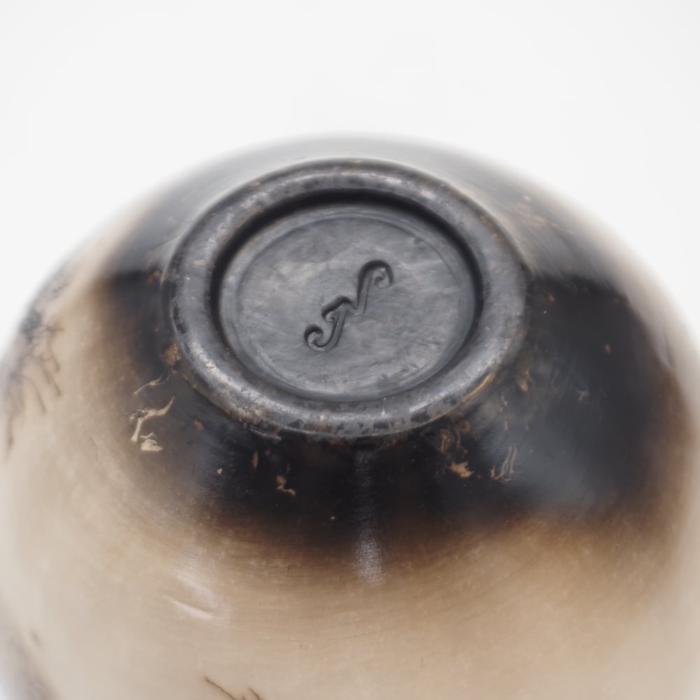 Image of Ghost Feather Raku Pot 010