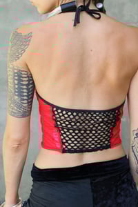 Image 5 of RAVE LOOP CROPTOP | RED VERSION