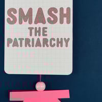 Image 2 of Smash the patriarchy - Glitter 