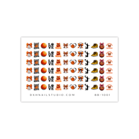 Image 2 of BASKETBALL MOM TEAM SPORT NAIL DECALS 