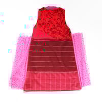 Image 6 of neon heart tulle 5/6 five 5 5th fifth bday party birthday courtneycourtney upcycled tank dress 