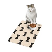Image 1 of The Bone & Bow Dining Mat - Gourmet Dining for Cats & Dogs, Pet Accessories, Home Deco
