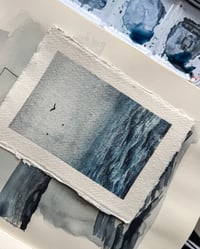 Image 2 of ‚the sea‘ Original Watercolour Painting
