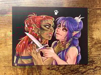 Image 2 of BALDURS GATE 3 - Toxic Yuri Postcard Print 