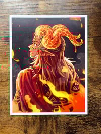 Image 2 of ZELDA - Ember Armor Link Postcard Print 