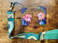 Image 3 of ZELDA - TOTK Transparent Selfie Card Charm (Lanyard not included)