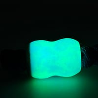 Image 3 of Ring worry stone- blue/green swirls 