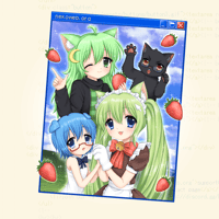 Image 1 of Nekowebian T-Shirt / A3 Poster Pre-Order